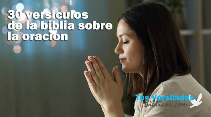 30 versiculos de la biblia sobre la oracion